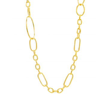 Collar ovaloni 90 cm - Dorado