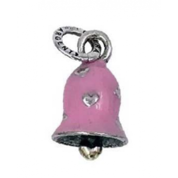 Pink Bell with Hearts