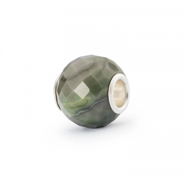 Round Faceted Green Calcite