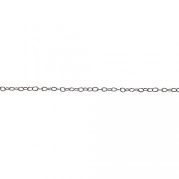 Twisted Link silver 61 cm