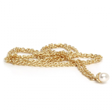 Goldkette mit Perle