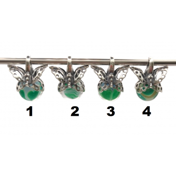 Set B Butterfly Pendant -...