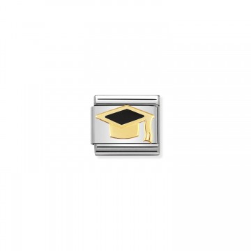 Graduate Hat Gold - Enamel
