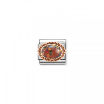 Red Opal - Rose Gold