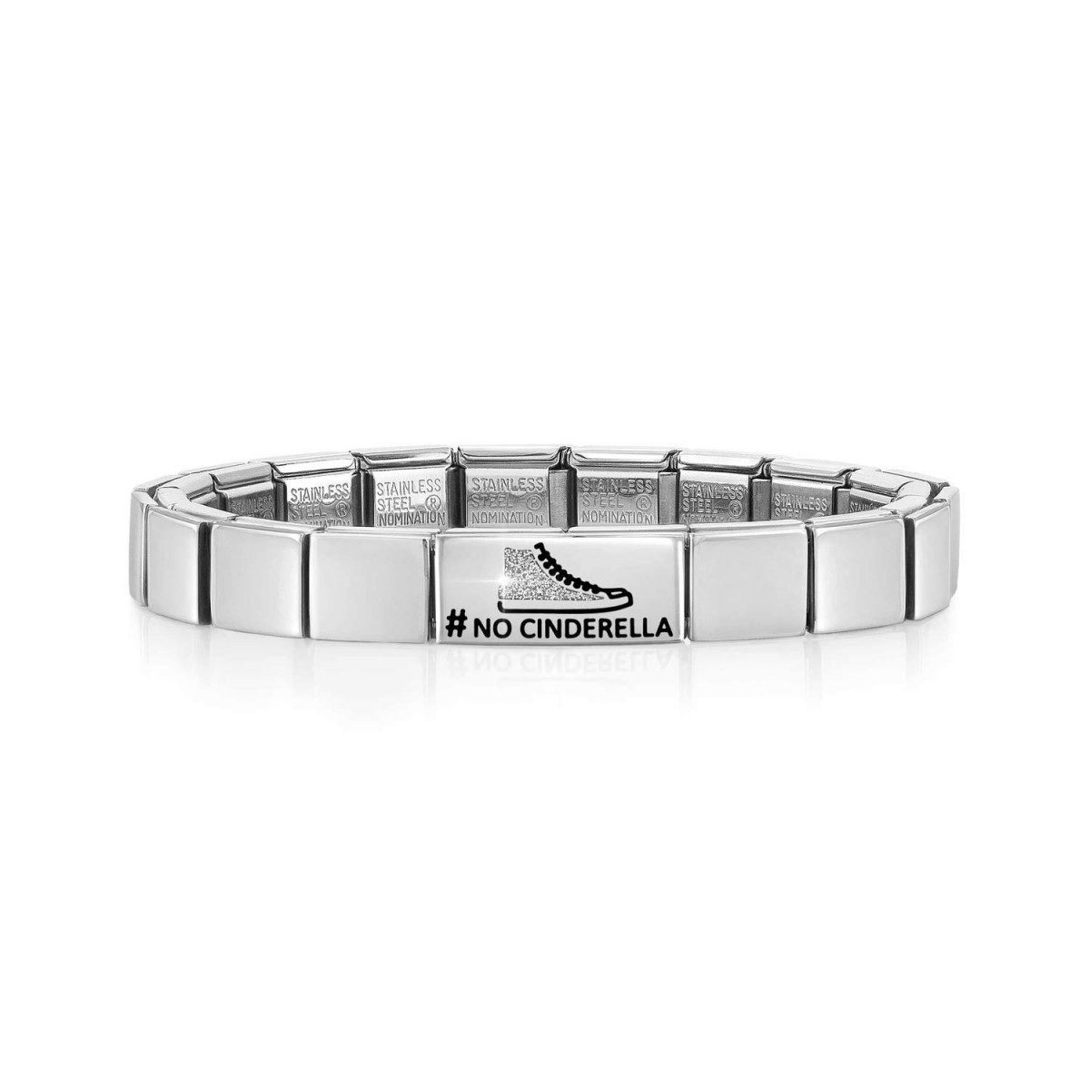 Nomination Trendsetter Cubic Zirconia Silver Bracelet 021120020   thbakercouk