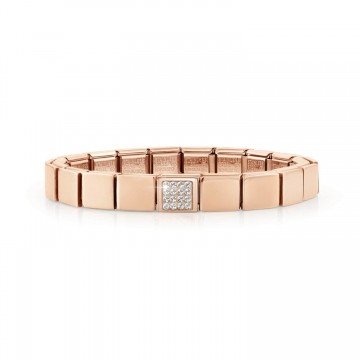 Pink bracelet with CZ