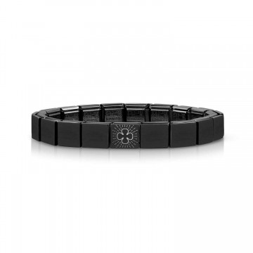 Black Bracelet with Four...