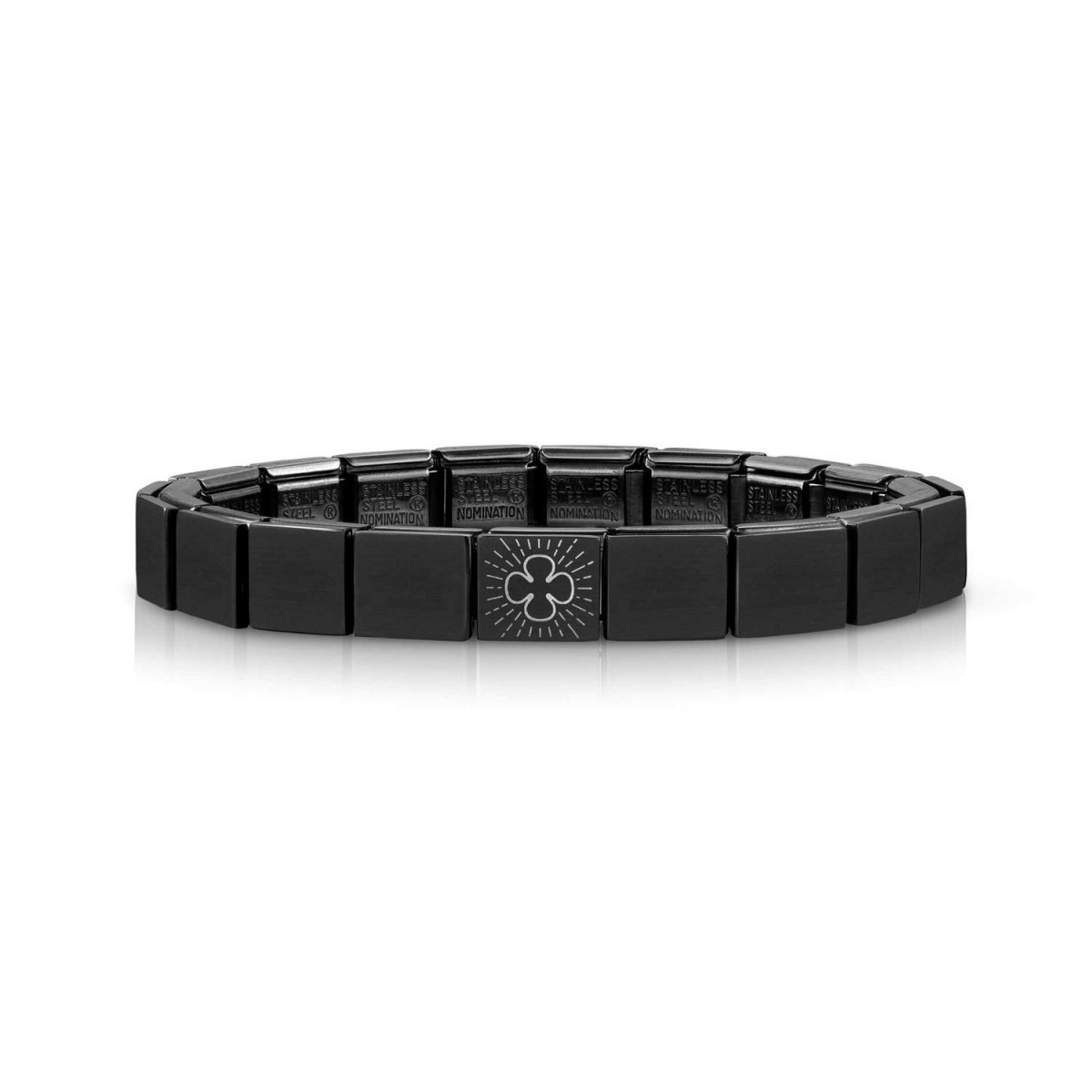 Bracelet Trèfle Noir