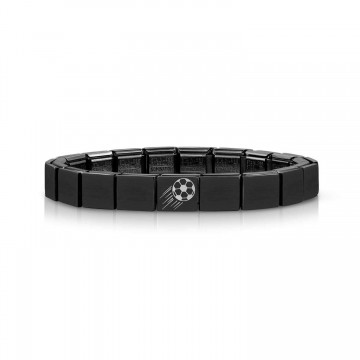Black Bracelet with Soccer...