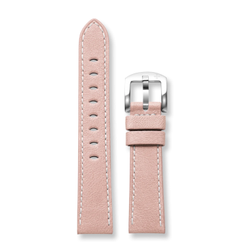 Cinturino in Pelle Rosa 18 mm